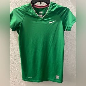 Nike dri-fit green top size XS